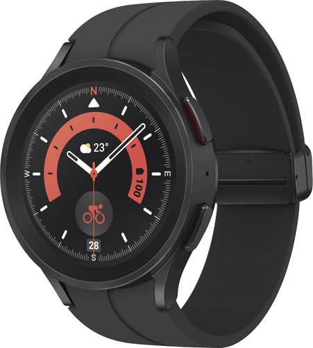 Samsung Galaxy Watch5 Pro Smartwatch 45mm Uni Schwarz, Titanium  - Onlineshop Voelkner