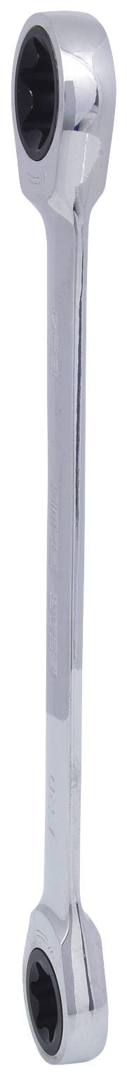 Doppelringschlüssel mit polierter Oberfläche, geeignet zum Verschrauben von Muttern und Bolzen in engen oder schwer zugänglichen Bereichen.