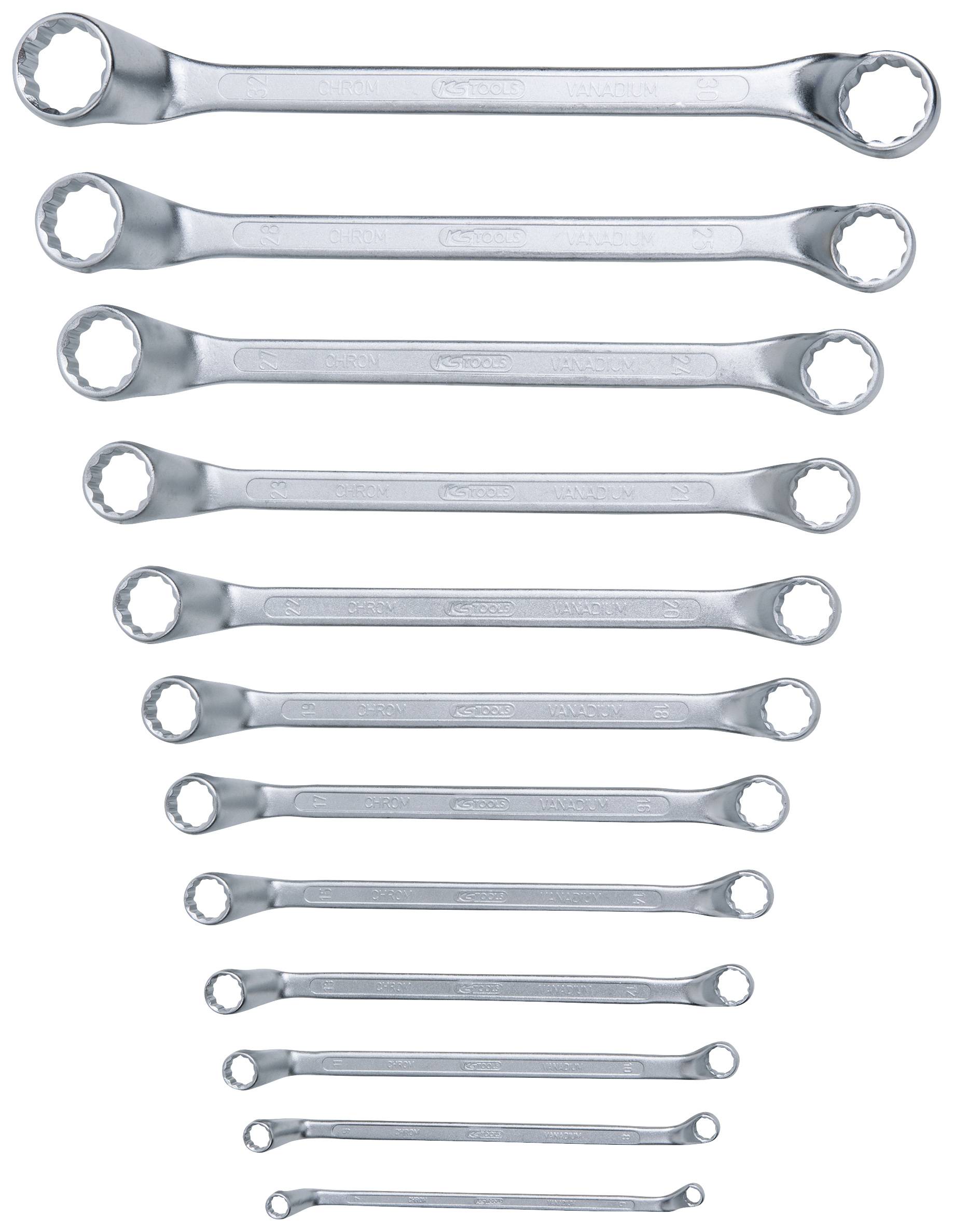 KS Tools 5170250 517.0250 Doppel-Ringschlüssel-Satz Schlüsselweite (Metrisch) 6 - 32 mm