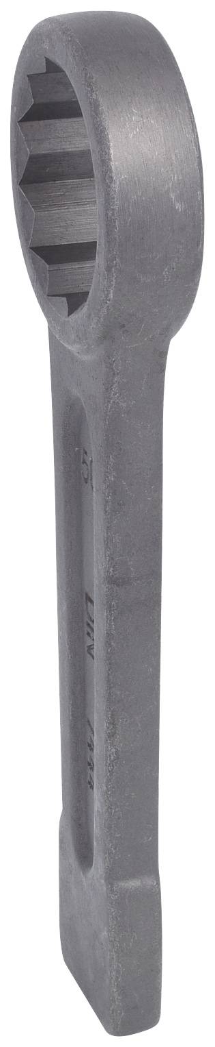 Großer Ringschlüssel aus Metall mit sechseckiger Öffnung. Hauptsächlich zur Befestigung von großen Schrauben und Muttern verwendet.