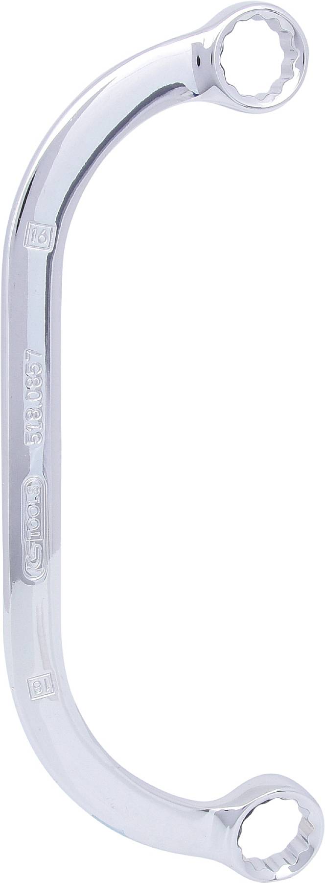 KS Tools 5180857 518.0857 Doppel-Ringschlüssel Schlüsselweite (Metrisch) 16 - 18mm