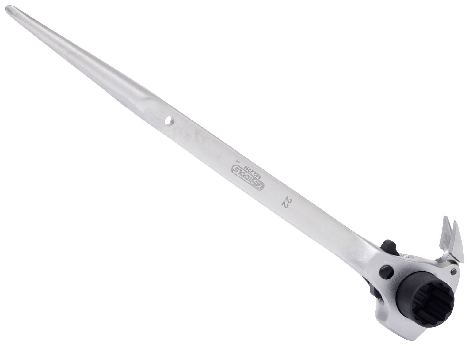 KS Tools 5222219 522.2219 Gerüstbauschlüssel Schlüsselweite (Metrisch) 19 - 22mm