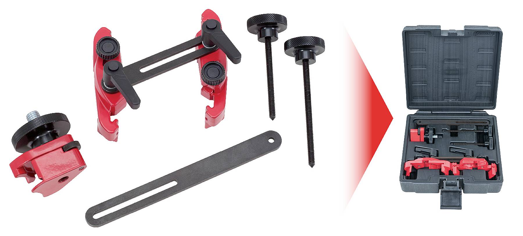 KS Tools 1503190 Universal-Nockenwellen Blockiervorrichtung, 5-tlg
