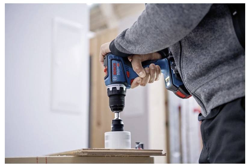 Bosch Professional GSR 18V-90 C 06019K6000 Akku-Bohrschrauber, Akku-Schrauber 18V Li-Ion bürstenlos, ohne Akku, ohne Ladegerät