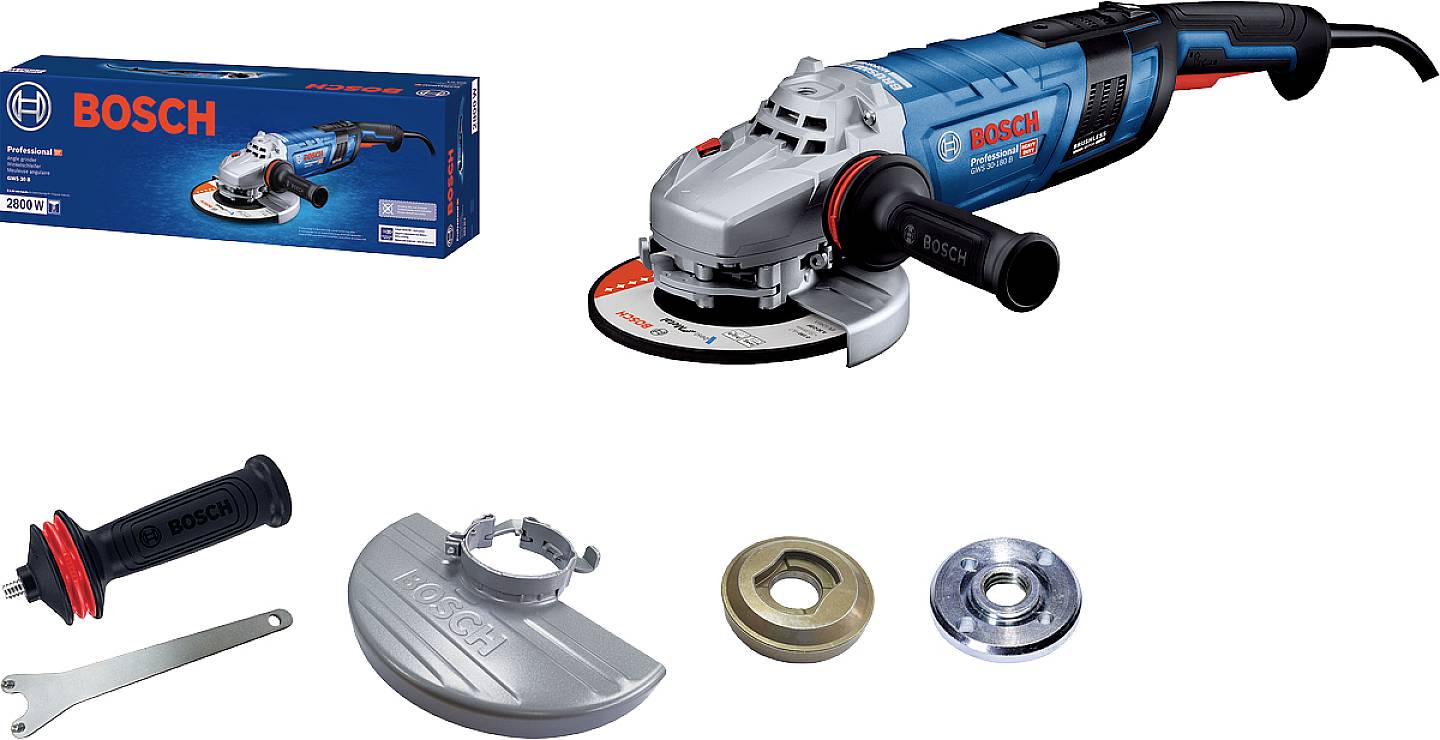 Bosch Professional GWS 30-180 B 06018G0000 Winkelschleifer 180 mm bürstenlos 2800 W 230 V