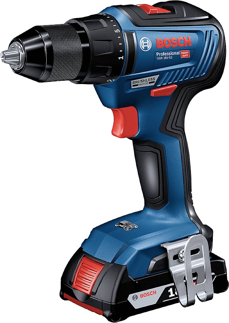 Bosch Professional GDX 18V-200+GSR 06019J2207 Akku-Drehschlagschrauber, Akku-Bohrschrauber