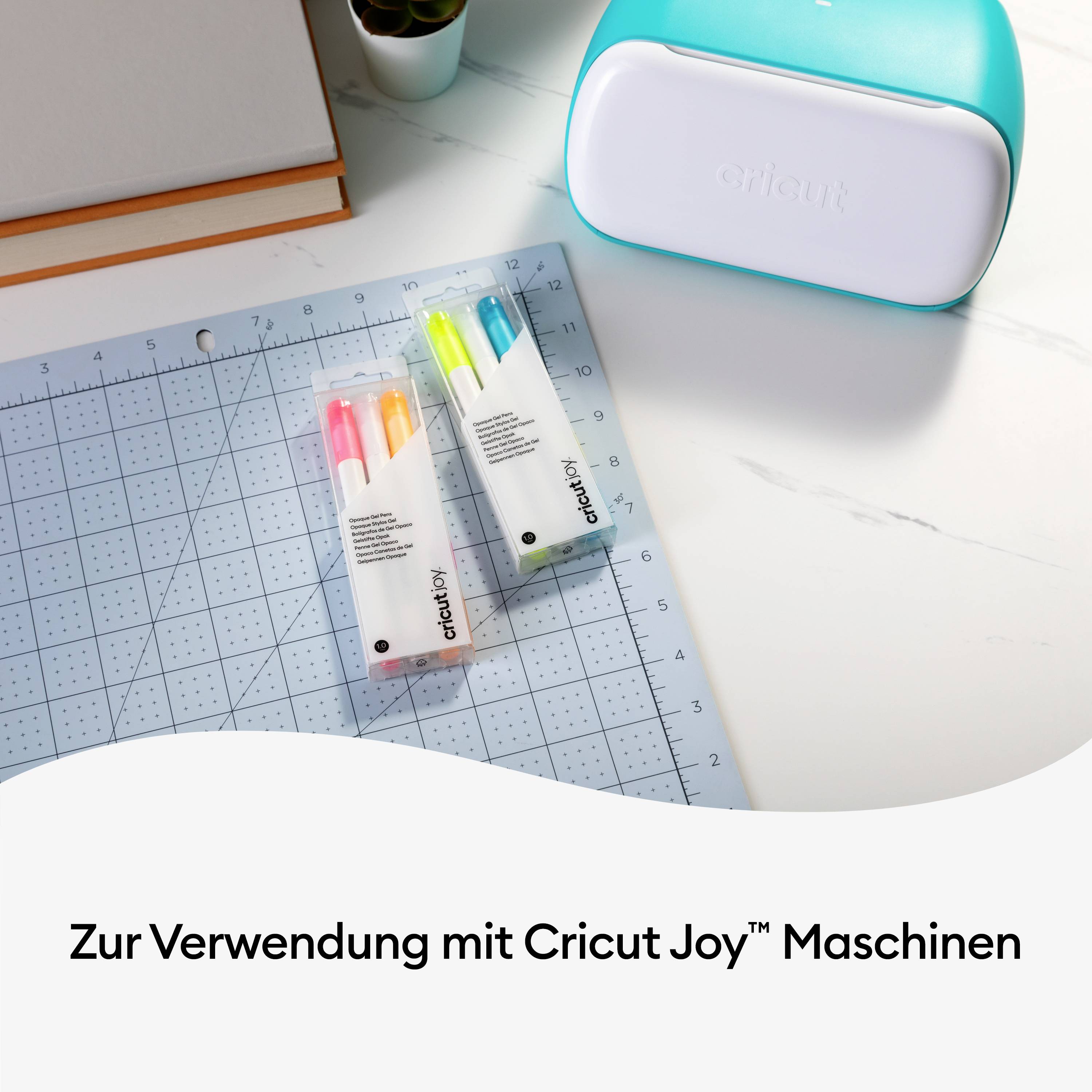 Cricut Joy™ Gel 1,0 mm, 3er Stiftset Weiß, Pink, Orange