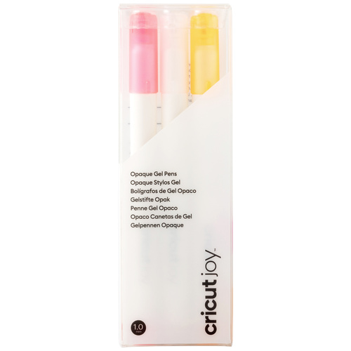 Cricut Joy™ Gel 1,0 mm, 3er Stiftset Weiß, Pink, Orange