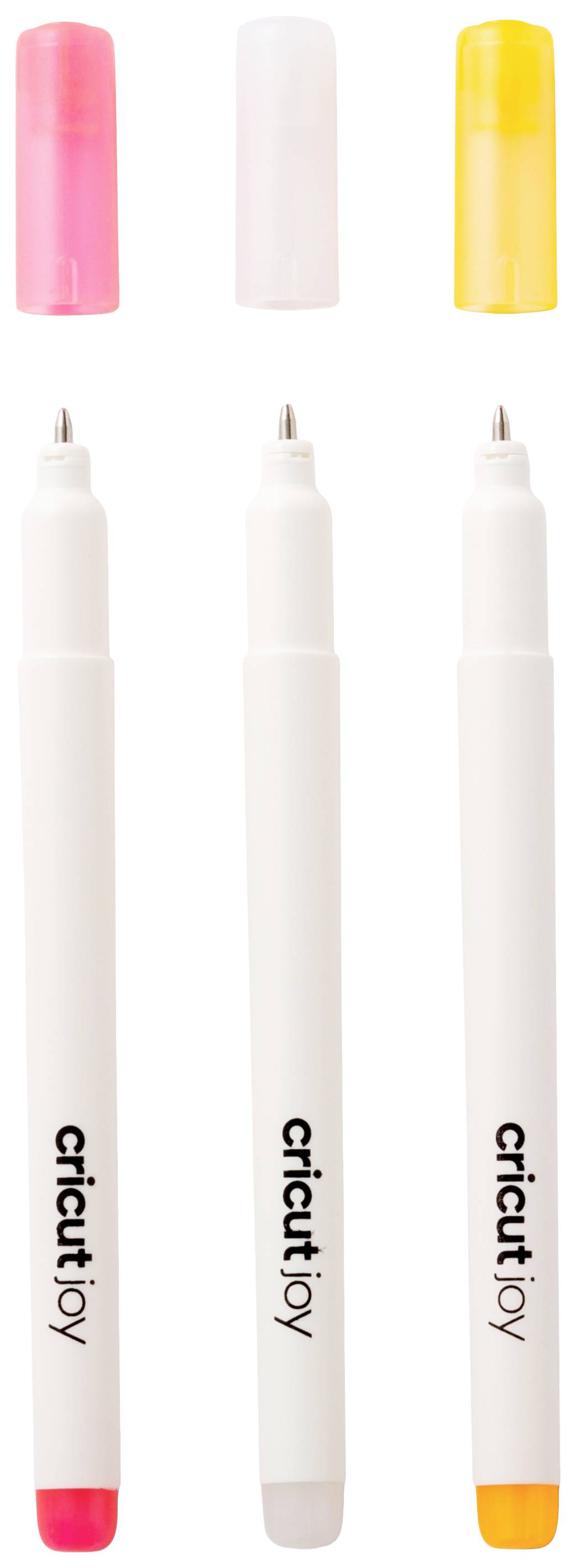 Cricut Joy™ Gel 1,0 mm, 3er Stiftset Weiß, Pink, Orange