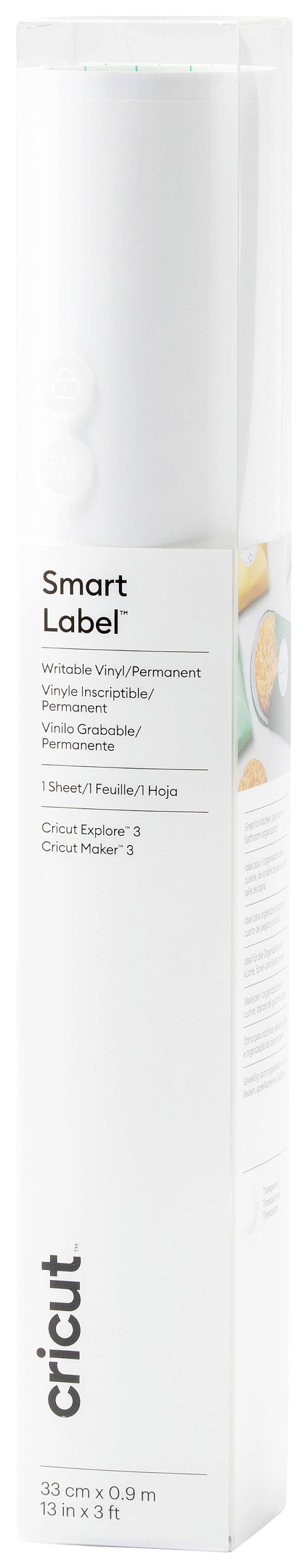 Cricut Smart Vinyl™ Permanent Folie Transparent