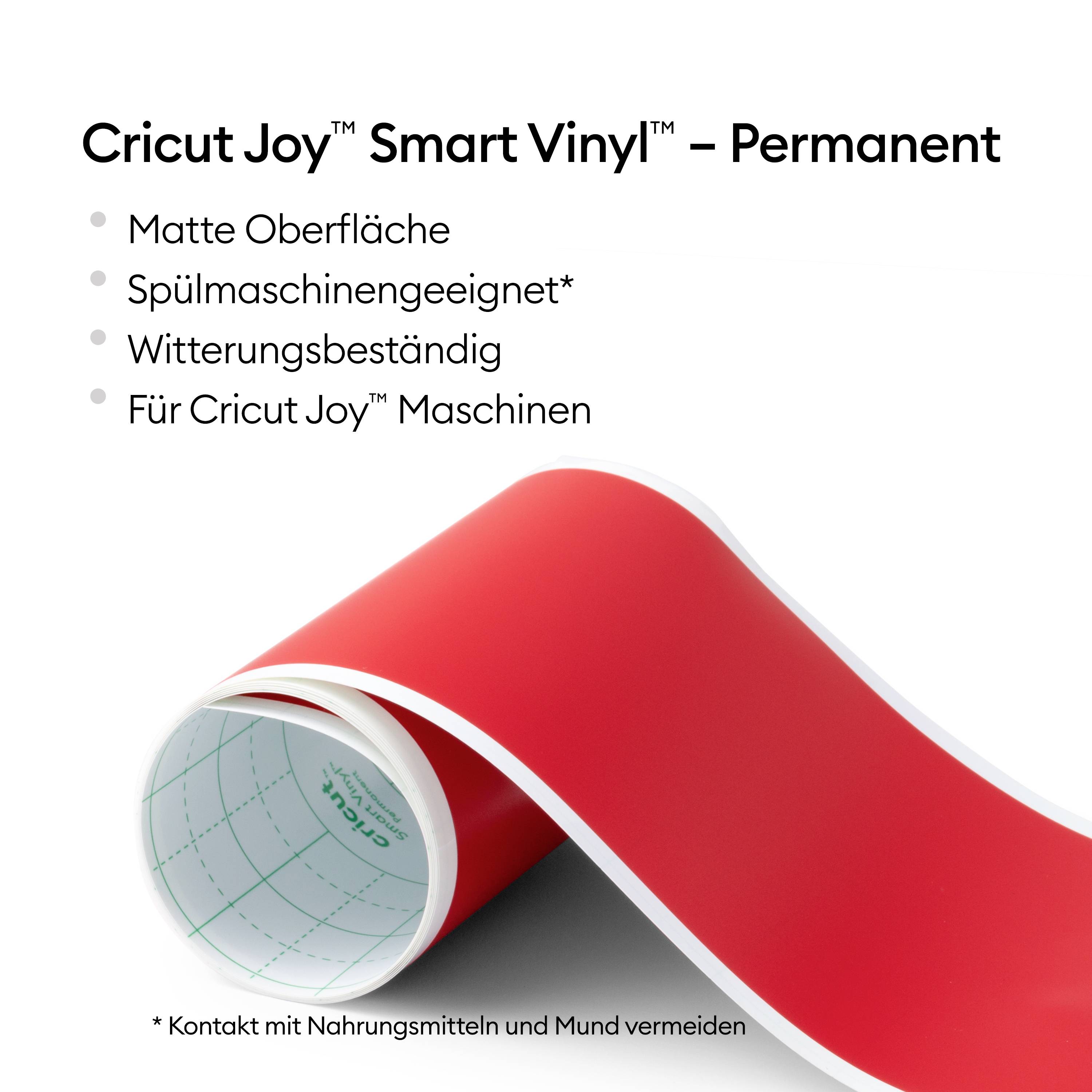Cricut Joy™ Smart Vinyl™ Permanent Folie Rot