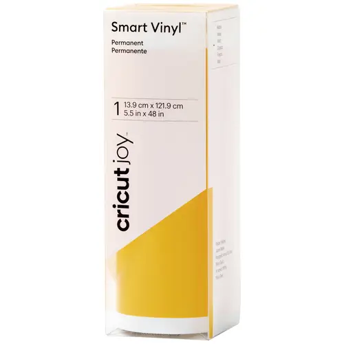 Cricut Joy™ Smart Vinyl™ Permanent Folie Gelb Cricut Joy™ Smart Vinyl™ Permanent Folie Gelb