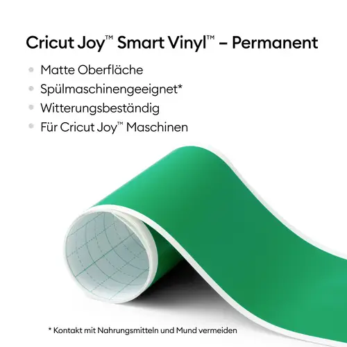 Cricut Joy™ Smart Vinyl™ Permanent Folie Grün Cricut Joy™ Smart Vinyl™ Permanent Folie Grün
