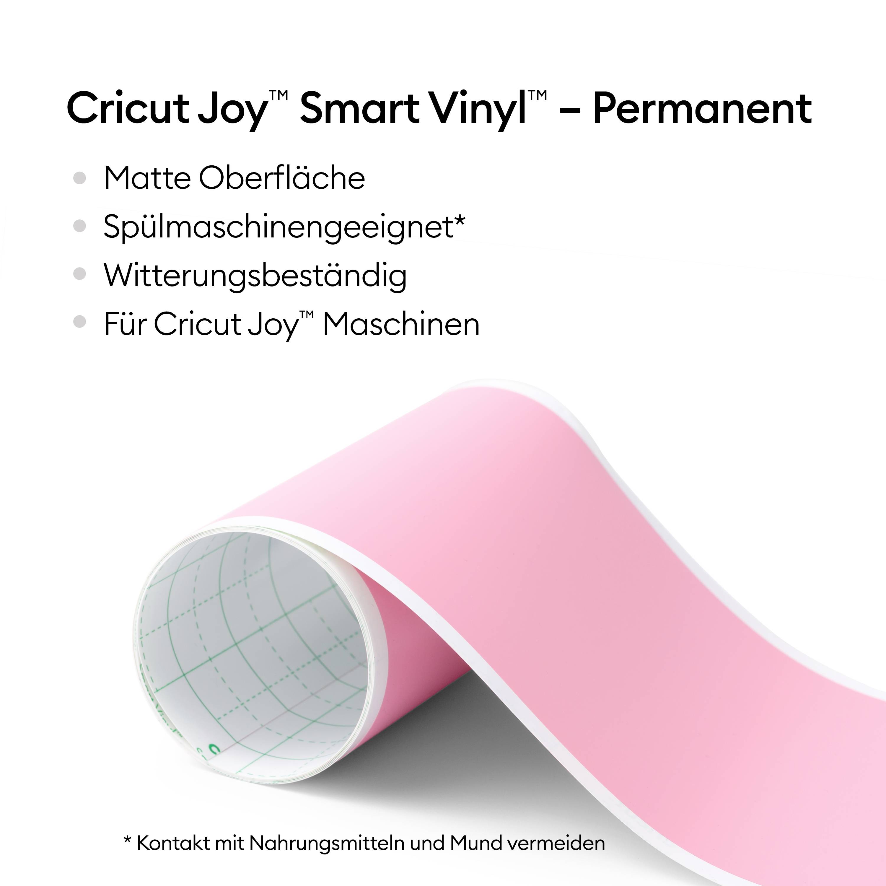 Cricut Joy™ Smart Vinyl™ Permanent Folie Hellrosa