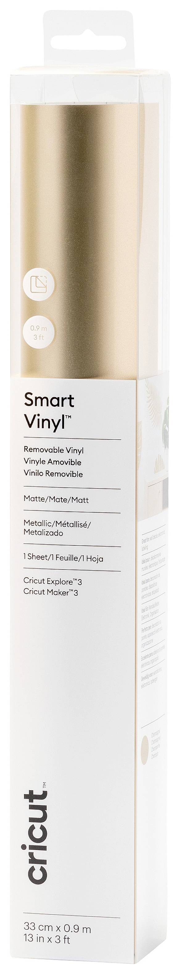 Cricut Smart Vinyl Removable Folie Champagner