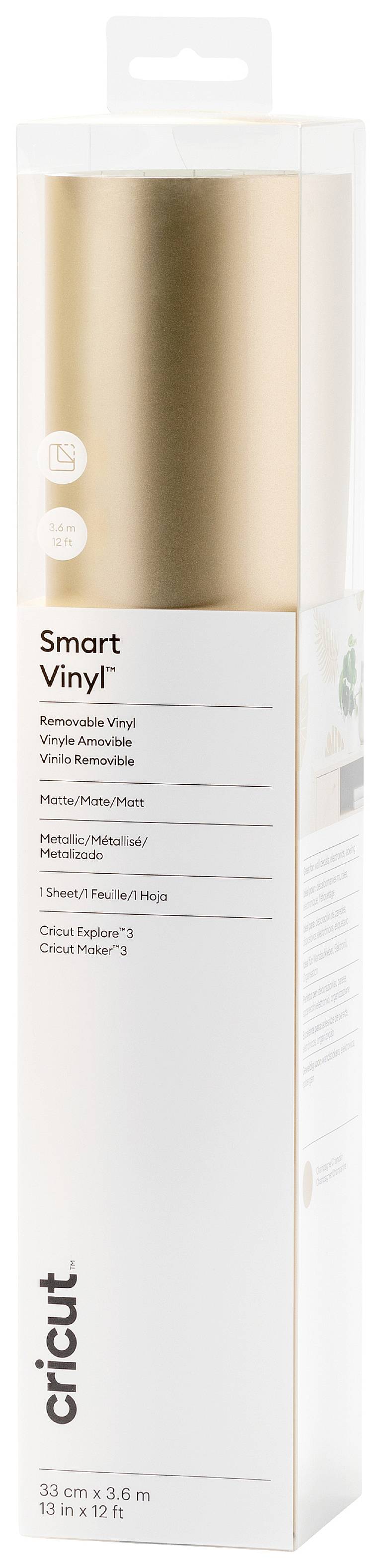 Cricut Smart Vinyl Removable Folie Champagner