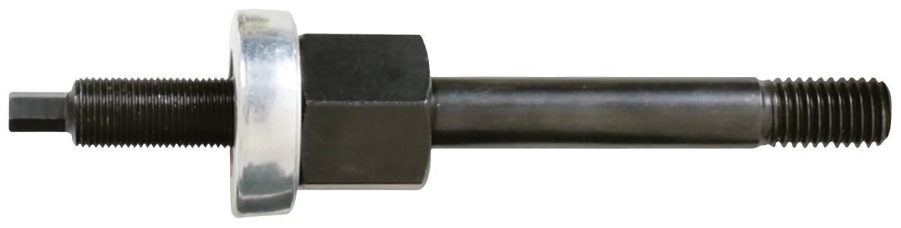 Metallischer Abzieher, mit Gewinde und sechseckigem Kopf. Wird verwendet, um mechanische Teile zu lösen oder zu entfernen.