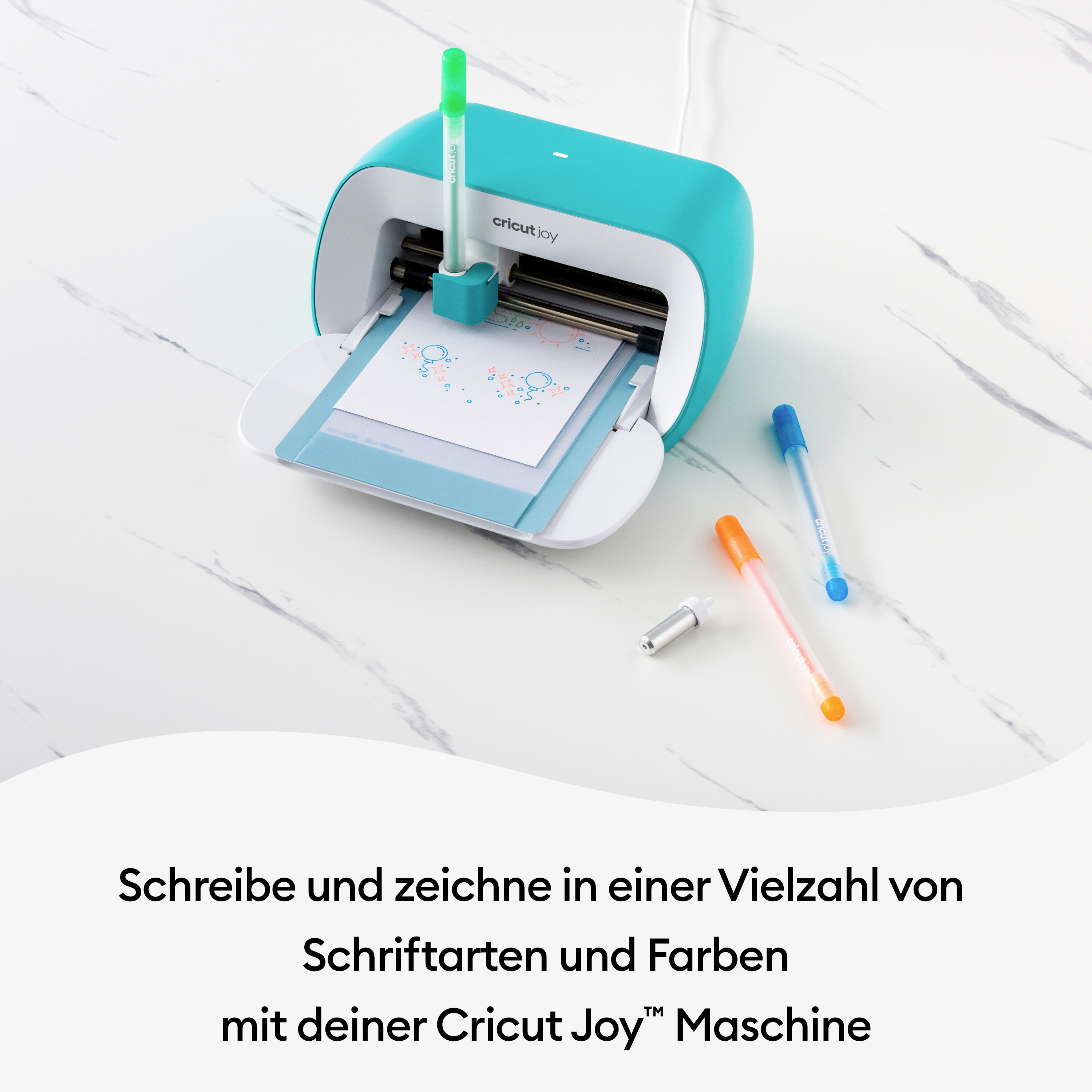 Cricut Joy™ Glitzer Gel 0,8mm, 3er Stiftset Neon
