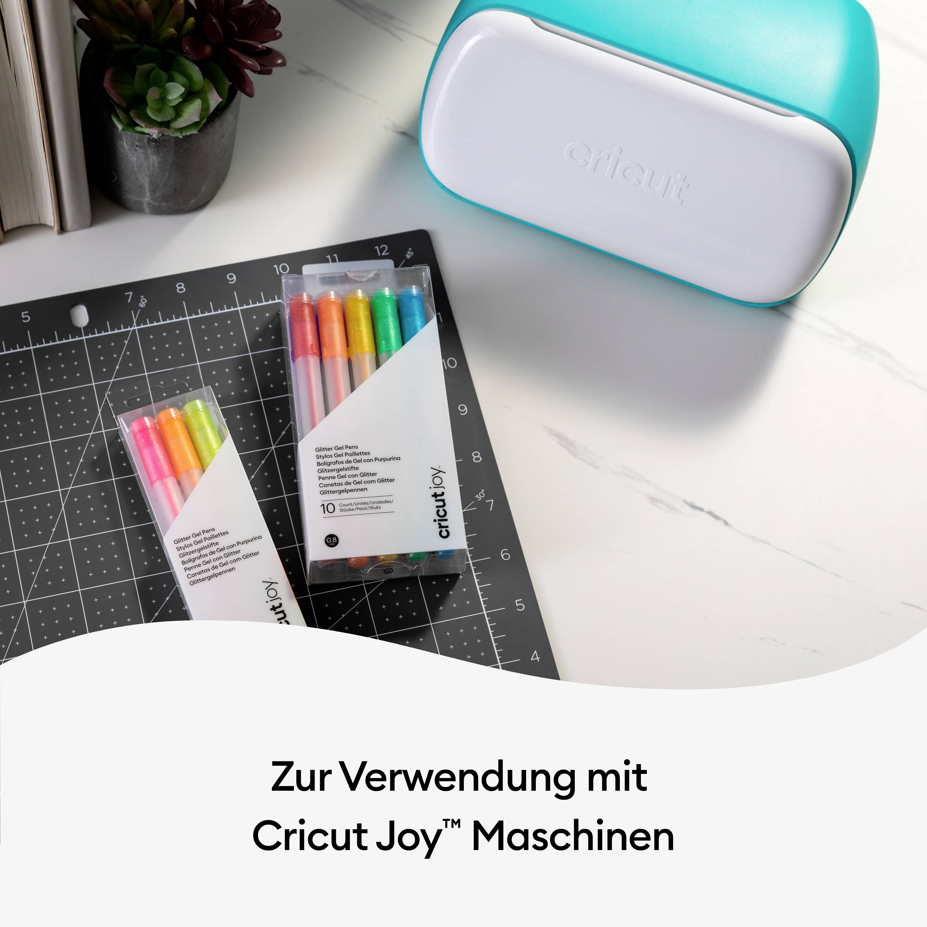 Cricut Joy™ Glitzer Gel 0,8mm, 3er Stiftset Neon