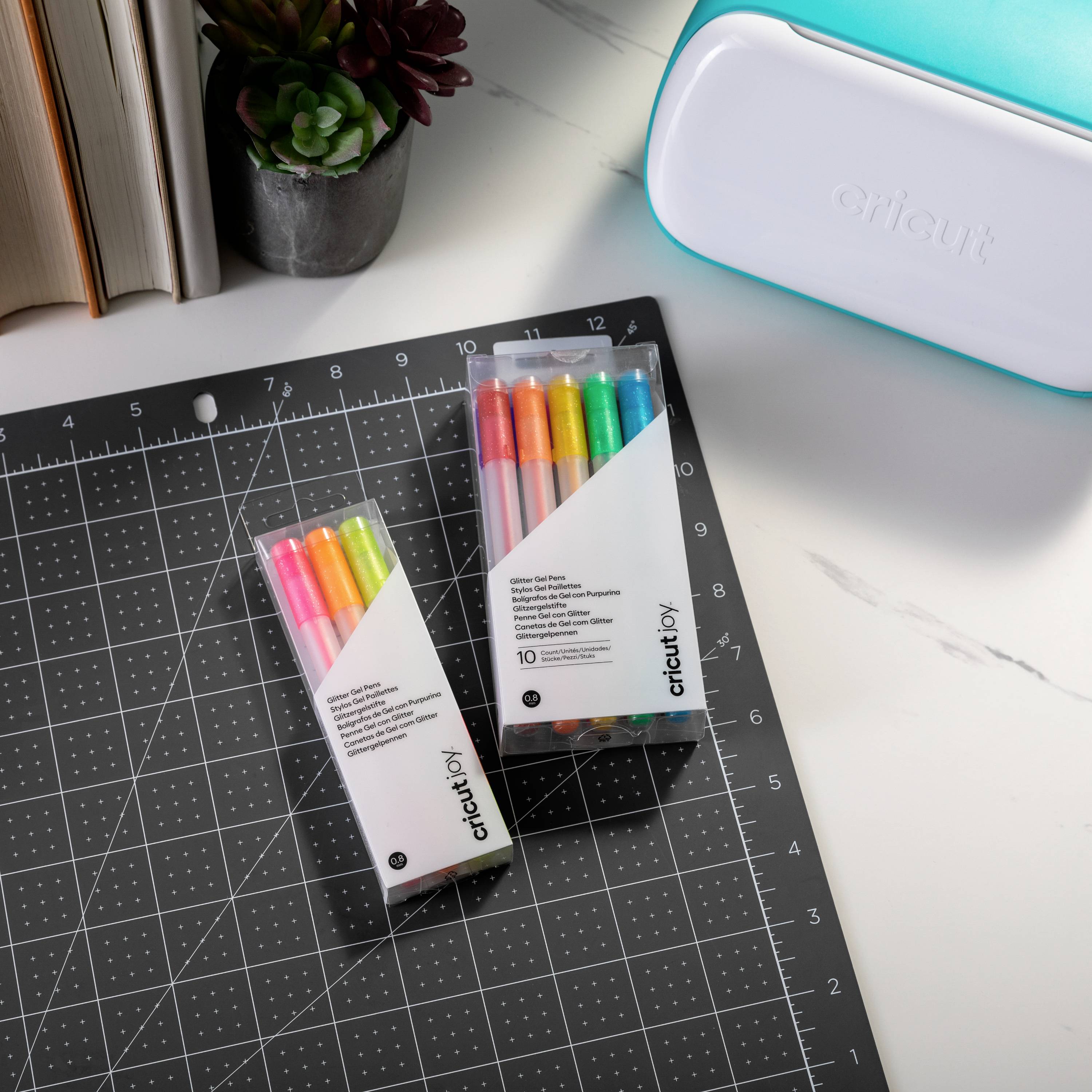 Cricut Joy™ Glitzer Gel 0,8mm, 3er Stiftset Neon