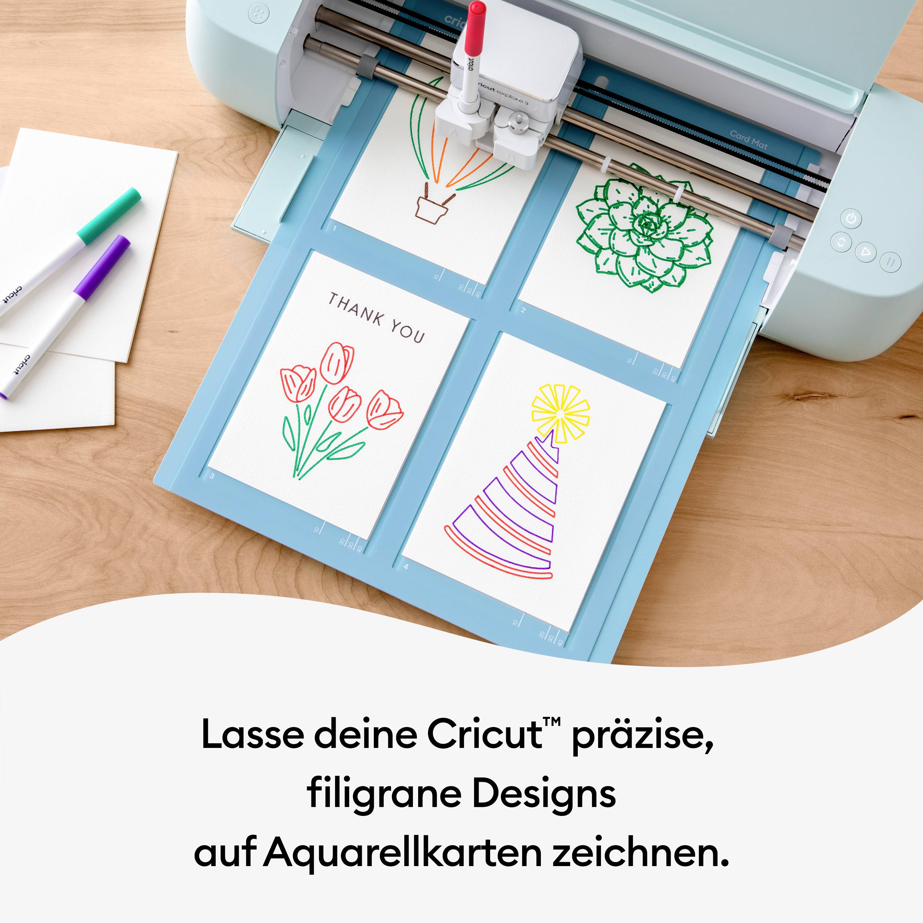 Cricut Aquarellstiften & -pinsel, 9er 2009979, 9x -00093573826153