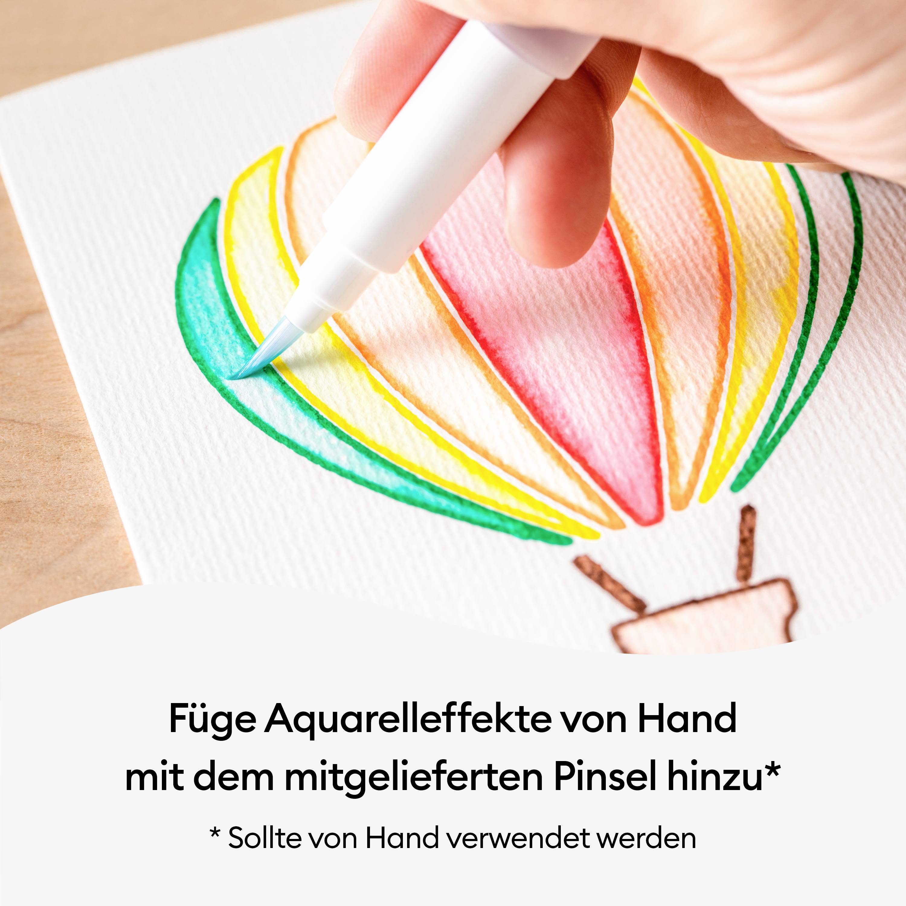 Cricut Aquarellstiften & -pinsel, 9er 2009979, 9x -00093573826153