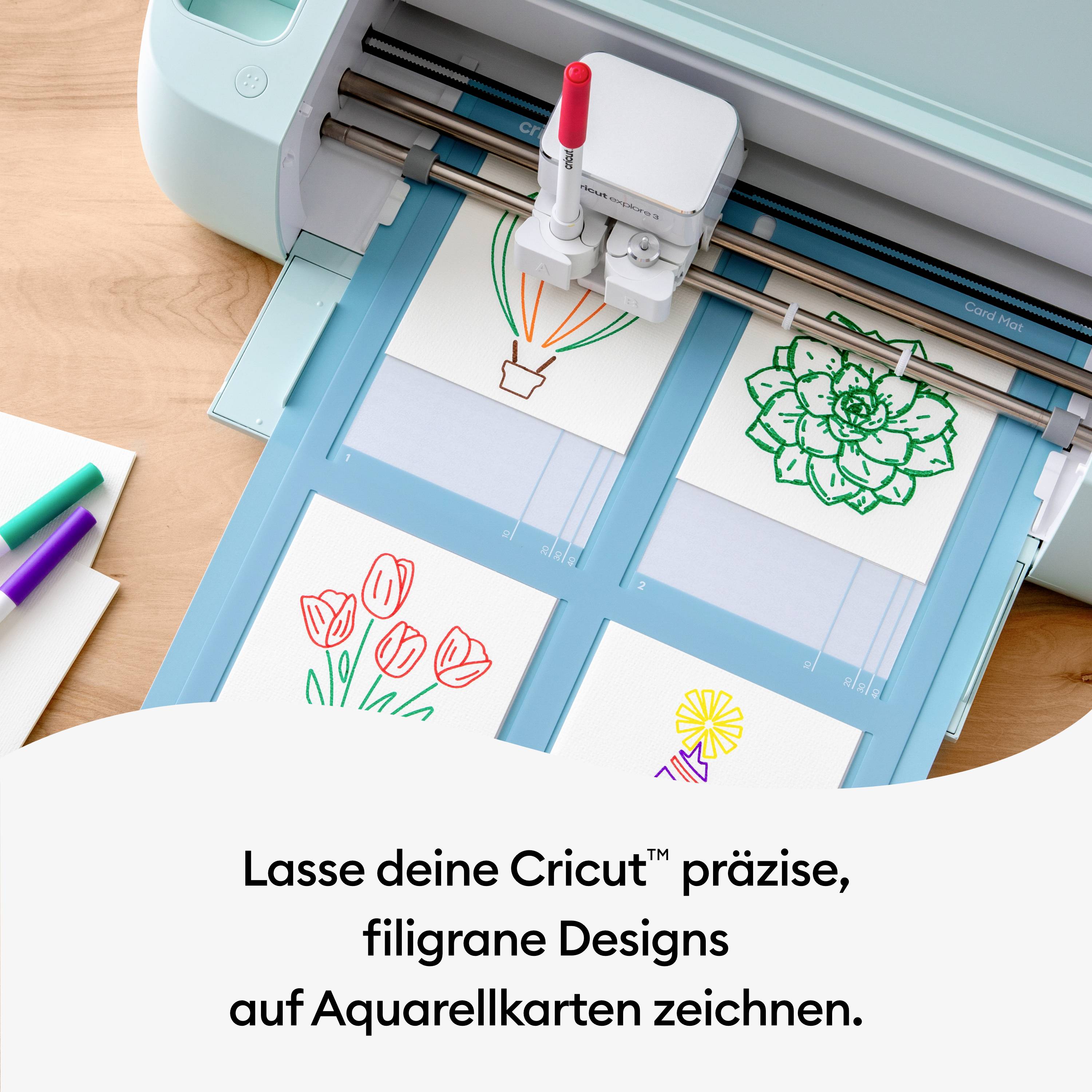 Cricut Aquarellkarten R40 12er Folie