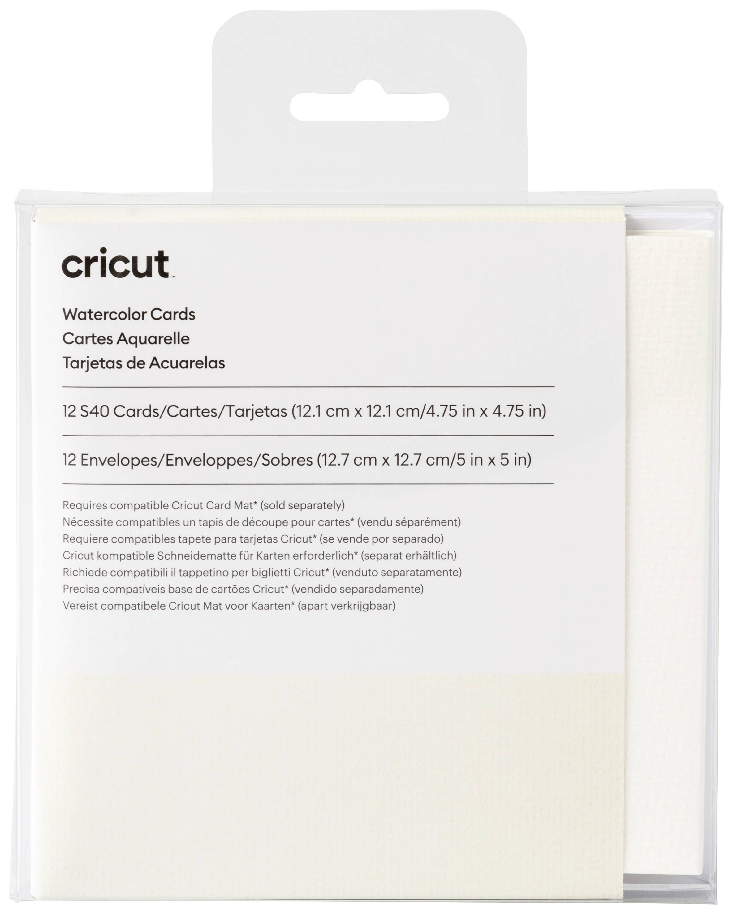Cricut Aquarellkarten R40 12er Folie