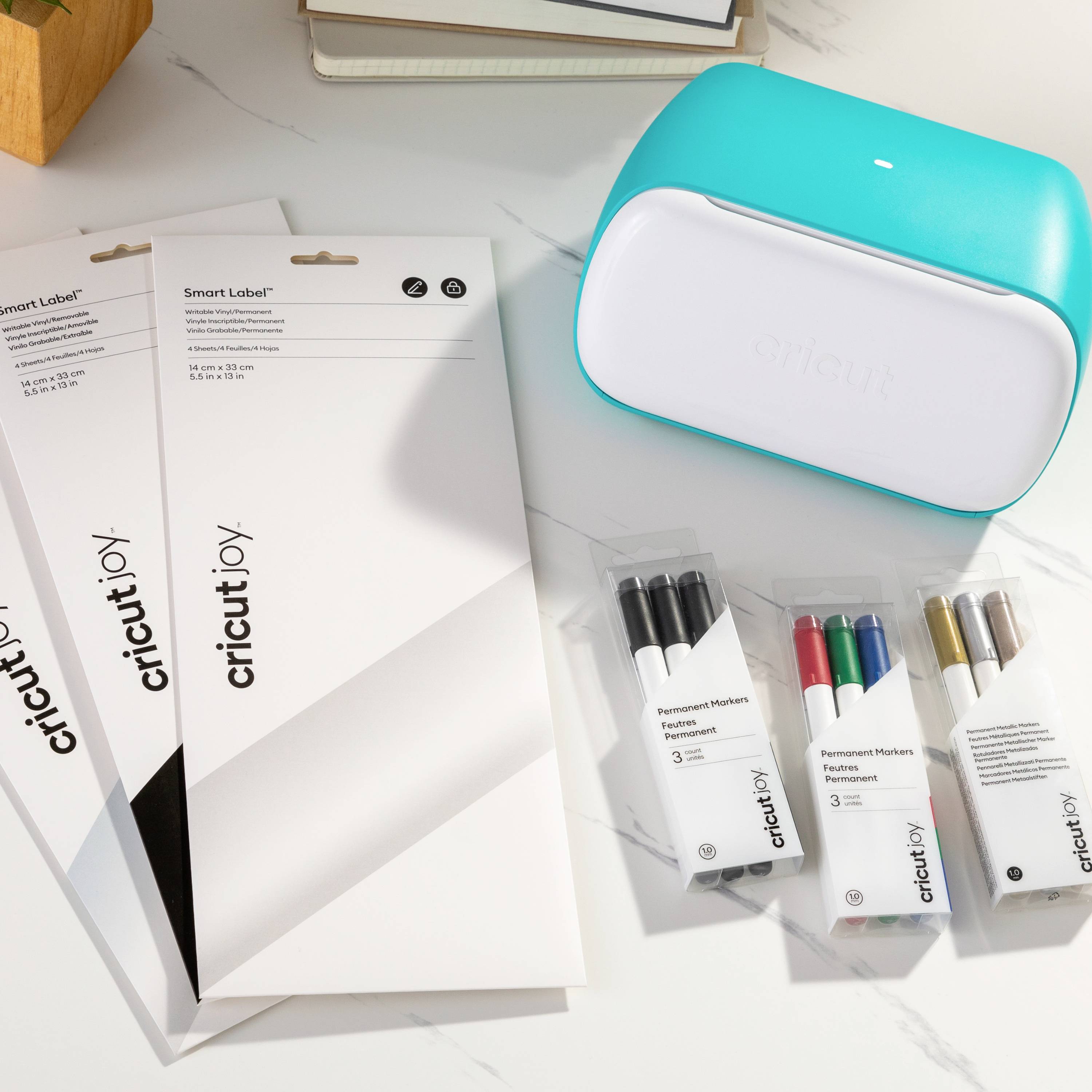 Cricut Permanent markers 1.0mm, 3er Stiftset Gold, Silber, Kupfer