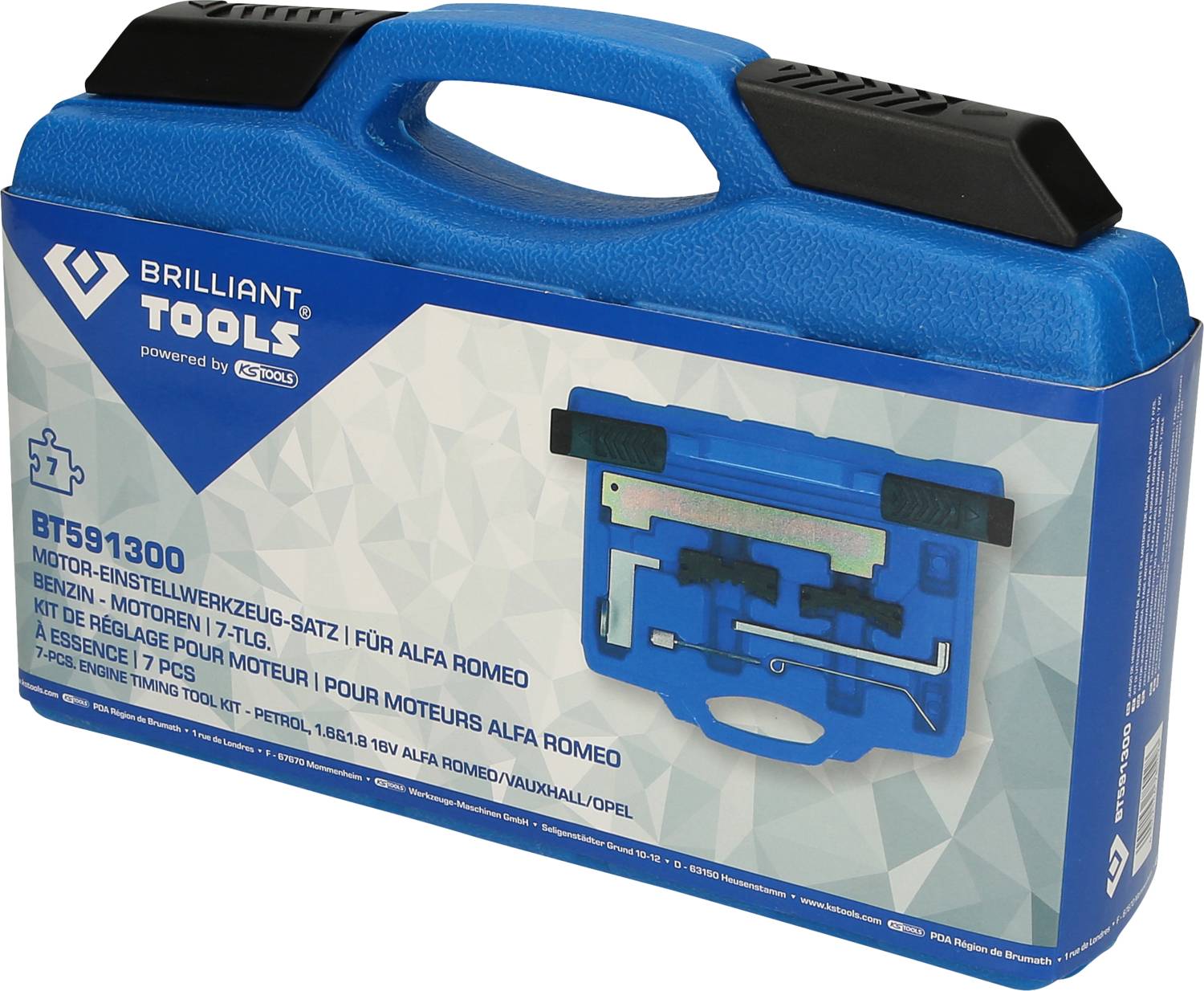 Brilliant Tools BT591300 Motor-Einstellwerkzeug-Satz für Opel 1.6, 1.8