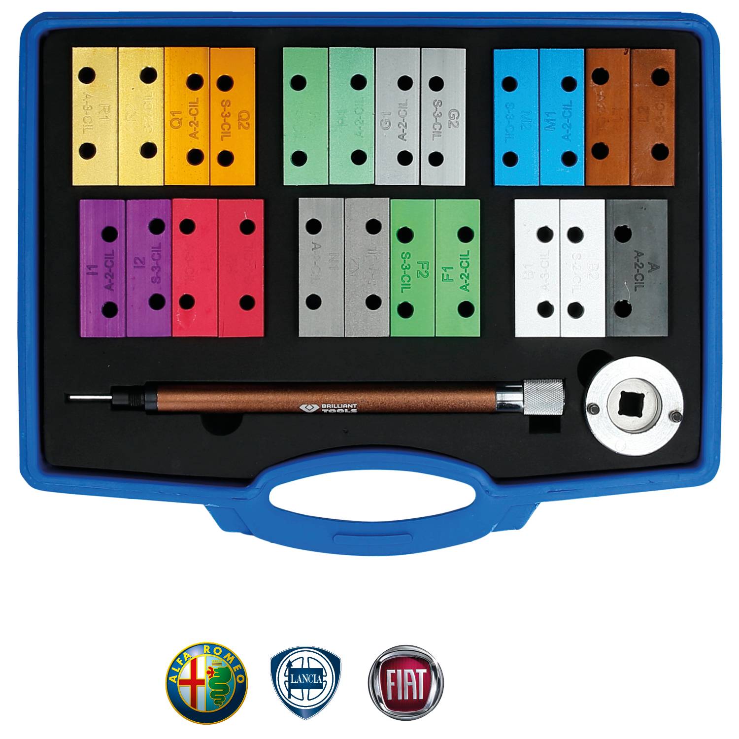 Brilliant Tools BT591350 Motor-Einstellwerkzeug-Satz für Fiat, Lancia, Alfa Romeo