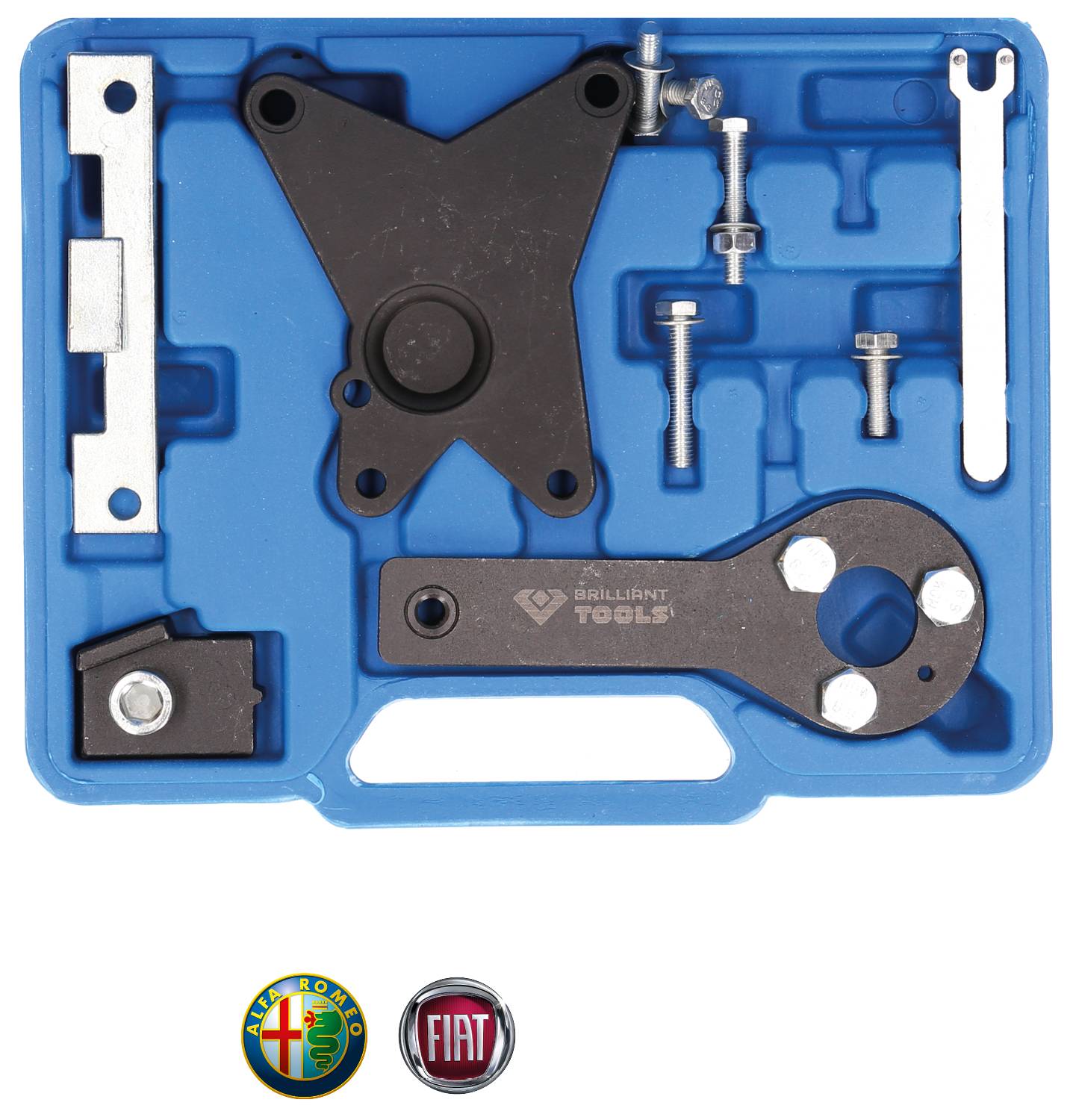 Brilliant Tools BT592700 Motor-Einstellwerkzeug-Satz für Alfa Romeo, Fiat 1.4 MultiAir