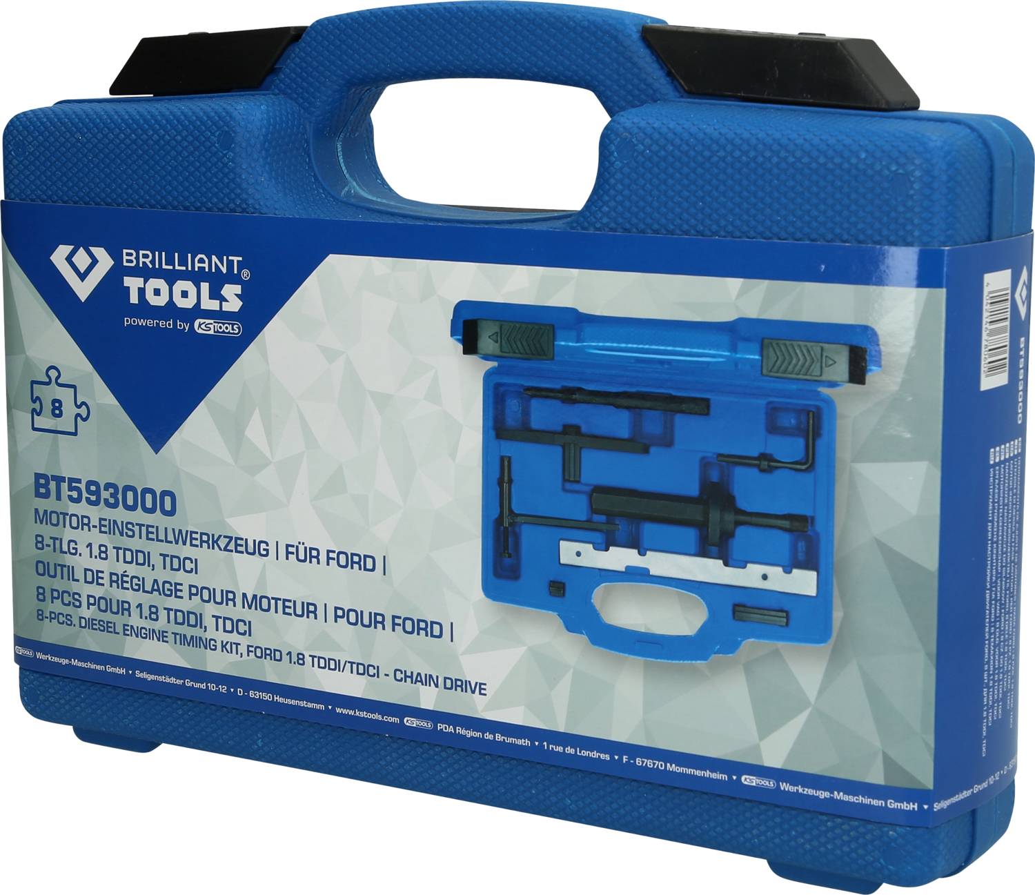 Brilliant Tools BT593000 Motor-Einstellwerkzeug für Ford 1.8 TDDI, TDCI