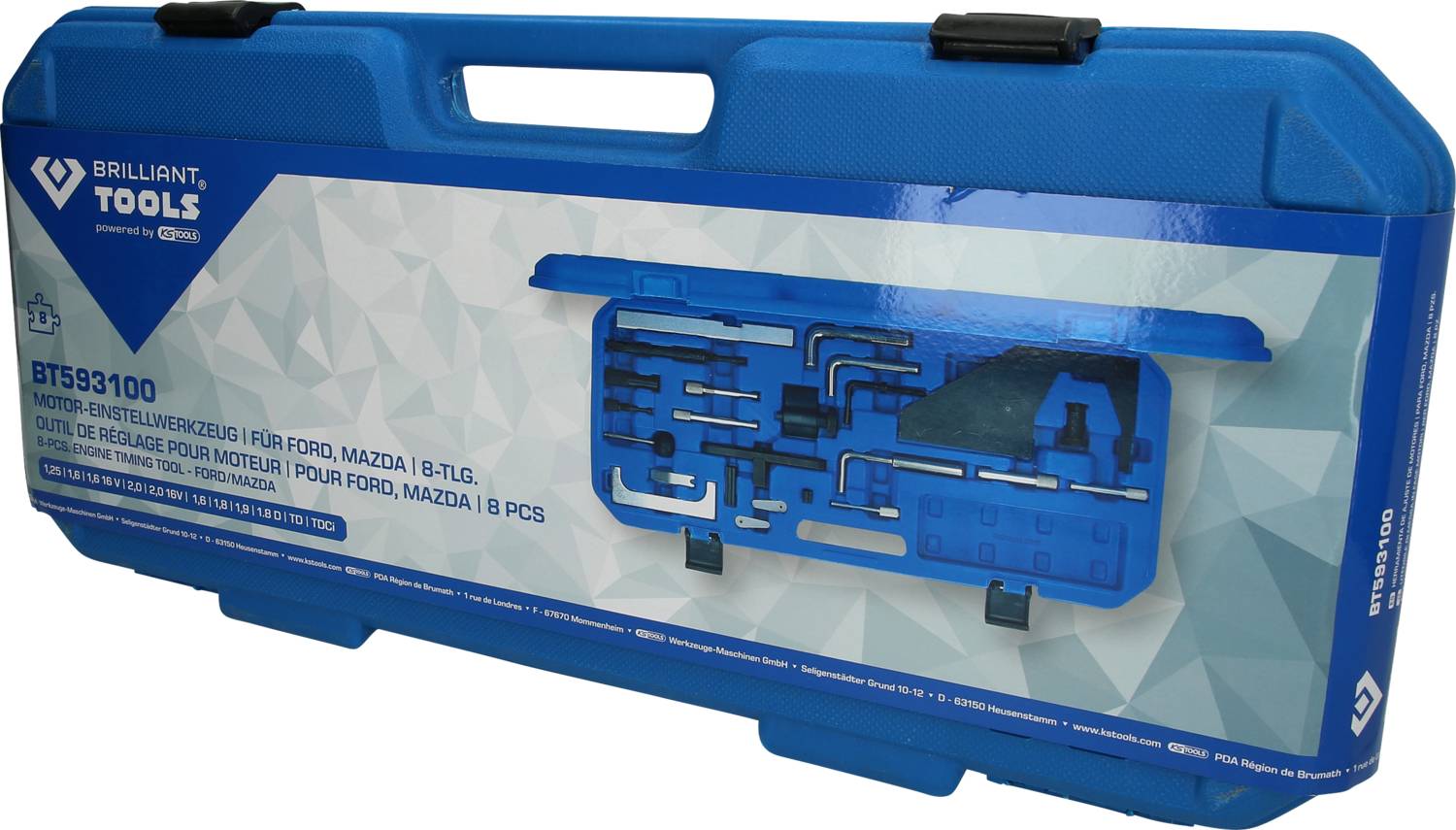 Brilliant Tools BT593100 Motor-Einstellwerkzeug-Satz für Ford