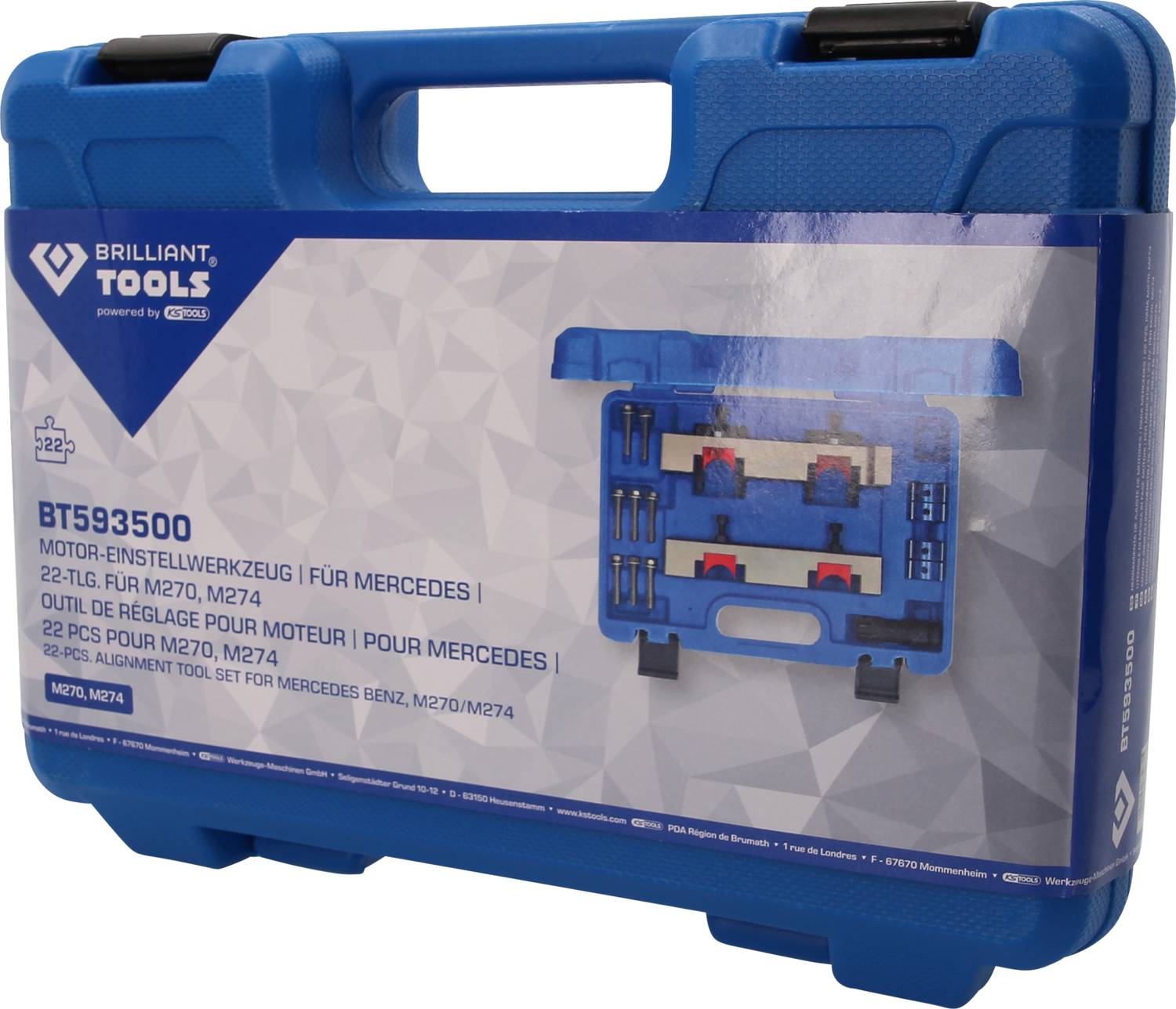 Brilliant Tools BT593500 Motor-Einstellwerkzeug-Satz für Mercedes-Benz M270, M274, M133