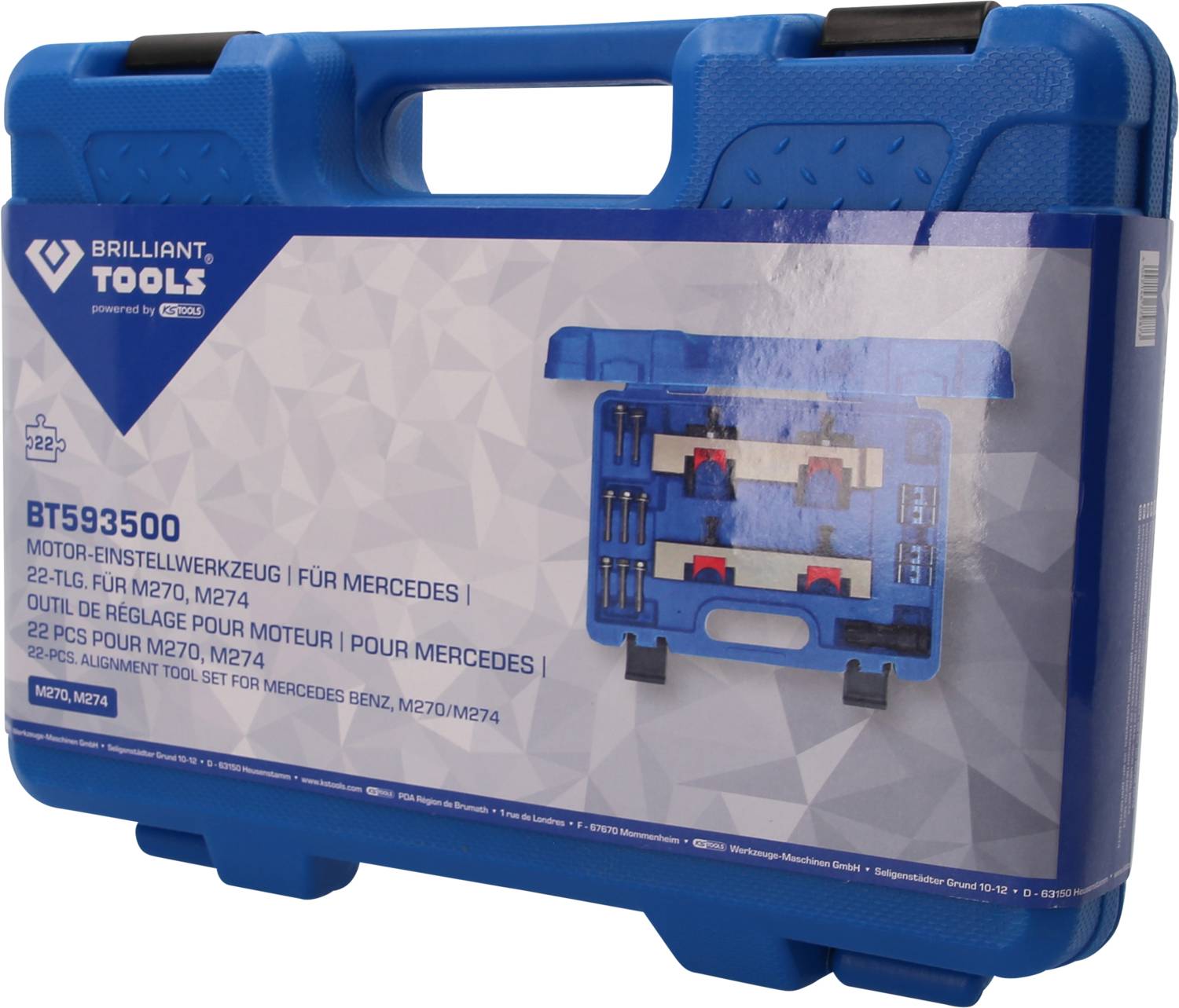 Brilliant Tools BT593500 Motor-Einstellwerkzeug-Satz für Mercedes-Benz M270, M274, M133