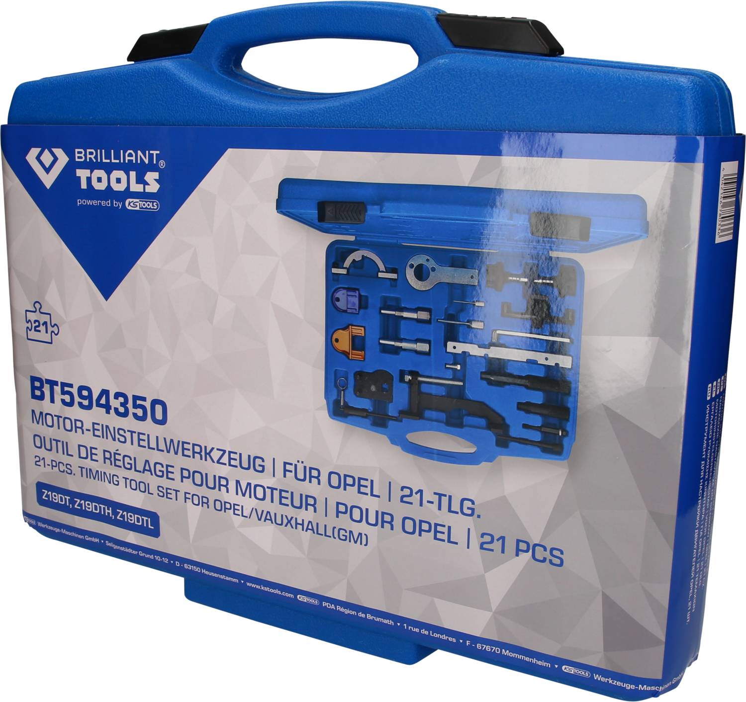 Brilliant Tools BT594350 Motor-Einstellwerkzeug für Opel