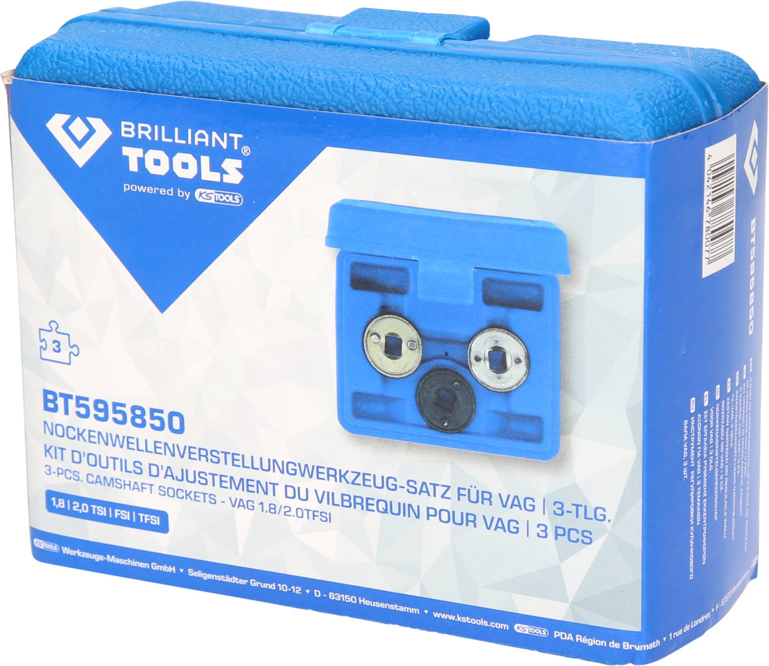 Brilliant Tools BT595850 Nockenwellen-Steuerventil-Einsätze für VAG 1.8, 2.0 TFSI, TSI