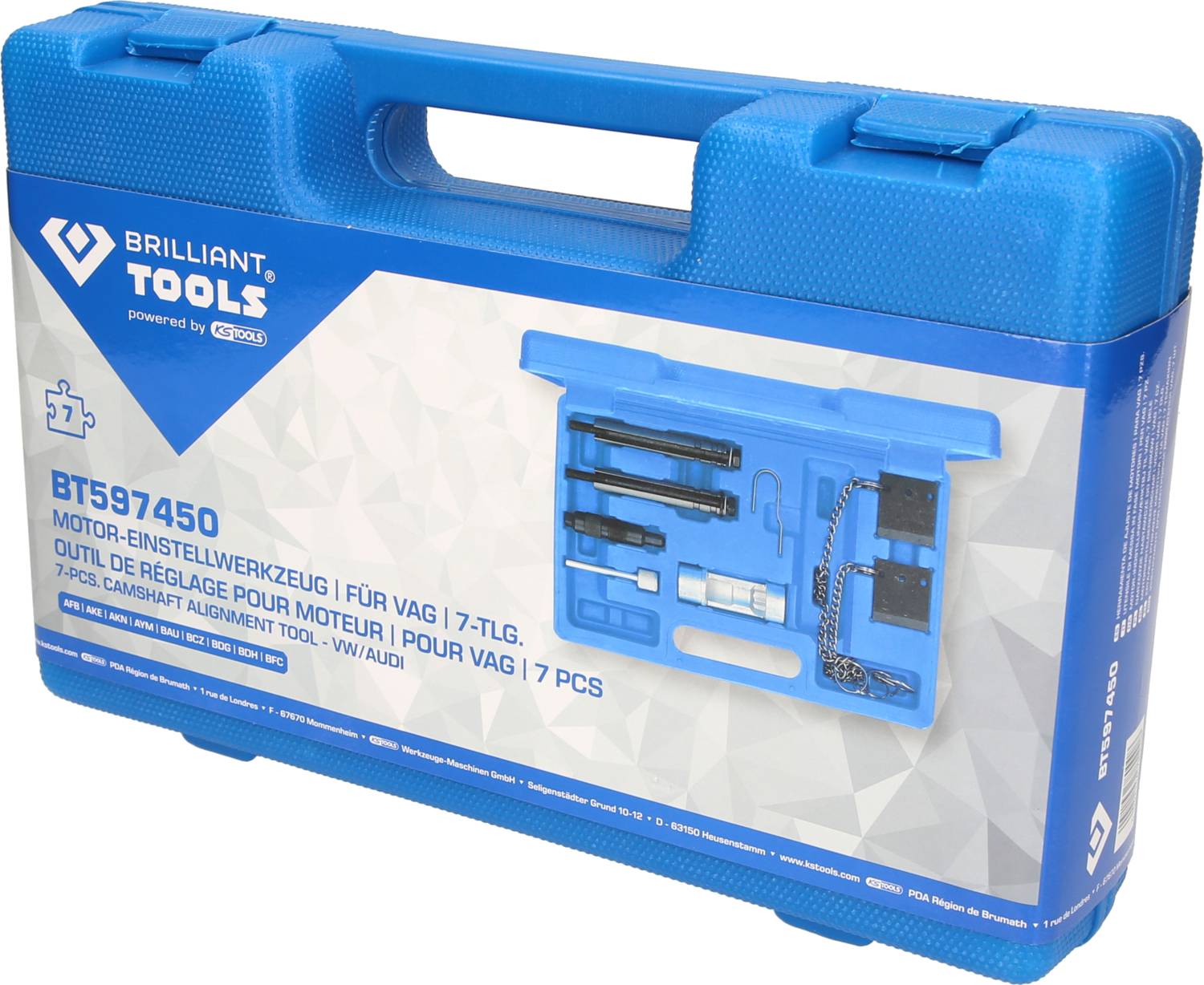 Brilliant Tools BT597450 Motor-Einstellwerkzeug-Satz für VAG