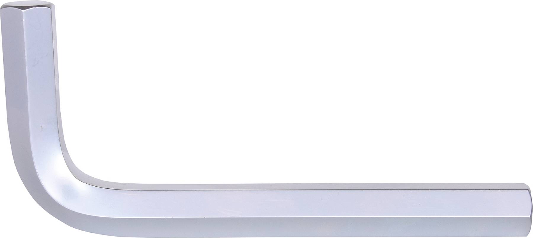 Sechskantschlüssel in L-Form aus Metall, verwendet zum Anziehen oder Lösen von Schrauben mit Innensechskant.