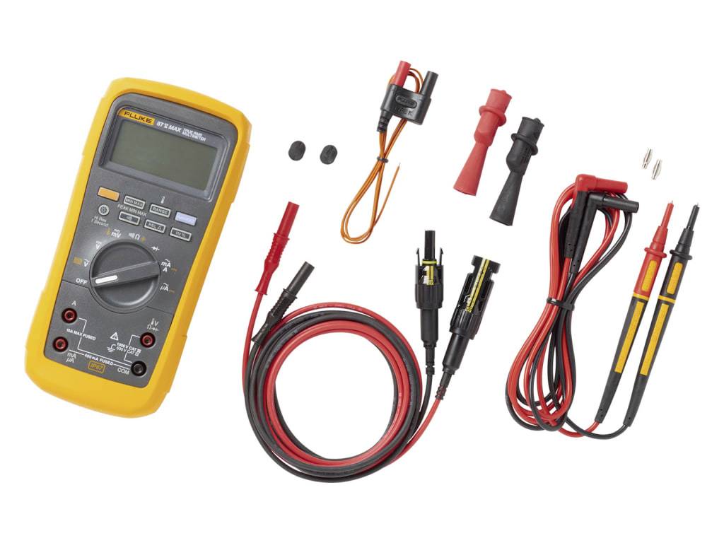 Fluke FLK-87VMAX-PVLEAD1 Hand-Multimeter digital CAT III 1000 V, CAT IV 600 V