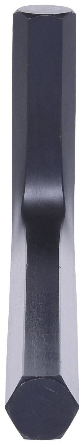 Ein schwarzer Türgriff mit modernem, kantigem Design.