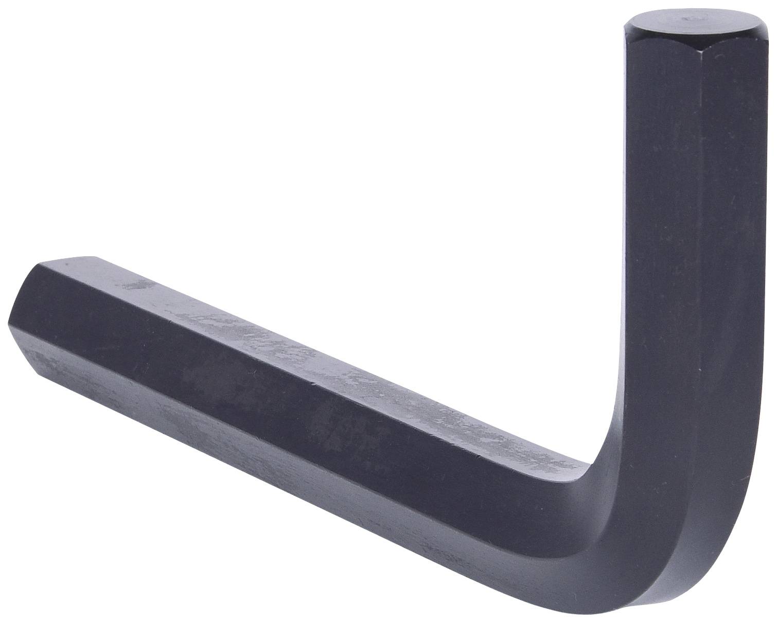 Sechskantschlüssel aus Metall in L-Form, verwendet zur Befestigung und Einstellung von Schrauben.