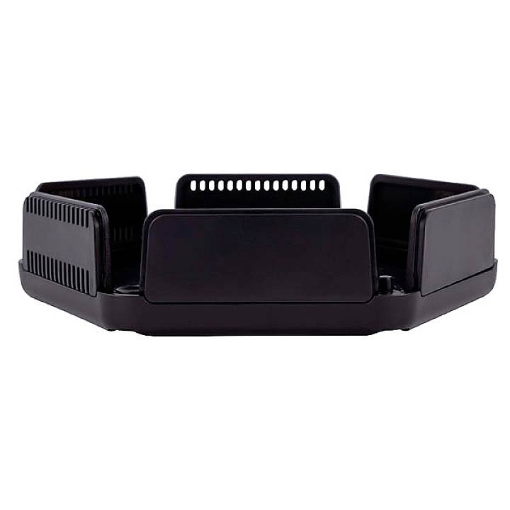 Camdenboss CBHEX1-51-BK Universal-Gehäuse 146 x 130 x 45 ABS Kunststoff Schwarz 25St.