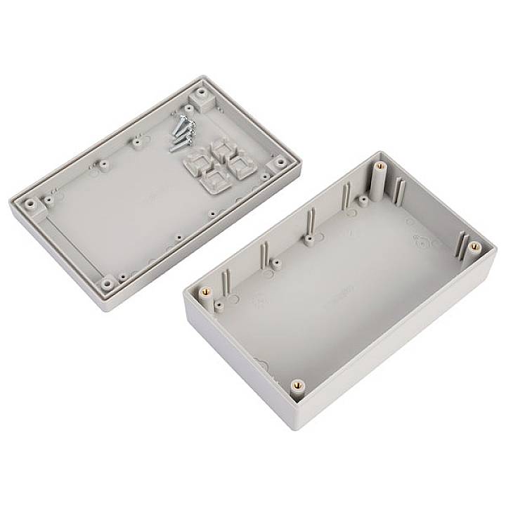 Camdenboss CRDCG0006 Universal-Gehäuse 145 x 90 x 45 ABS Kunststoff Grau 4St.