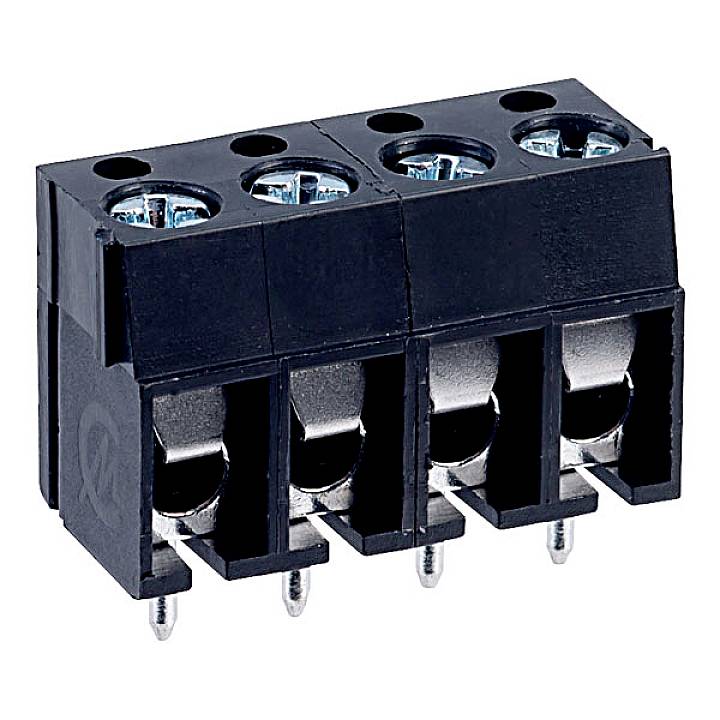 Camdenboss CTB1201/4BK Printklemme Polzahl 4 50 St.