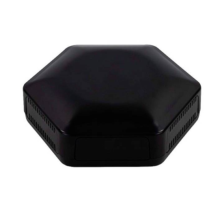 Camdenboss CBHEX1-33-BK Universal-Gehäuse 146 x 130 x 45 ABS Kunststoff Schwarz 25St.