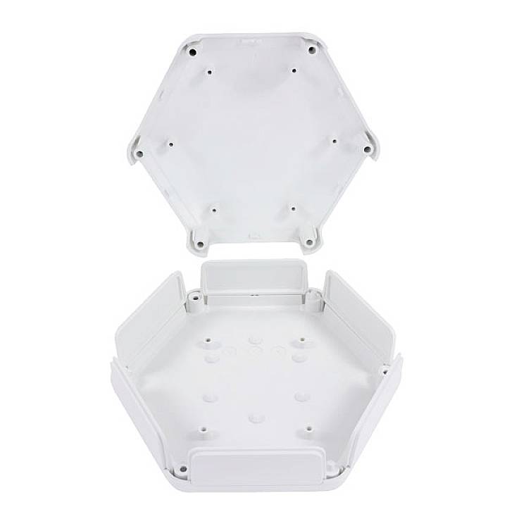 Camdenboss CBHEX1-60-WH Universal-Gehäuse 146 x 130 x 45 ABS Kunststoff Weiß 25St.