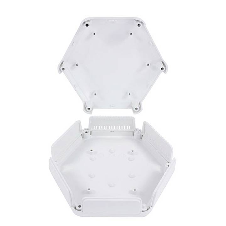 Camdenboss CBHEX1-42-WH Universal-Gehäuse 146 x 130 x 45 ABS Kunststoff Schwarz 25St.