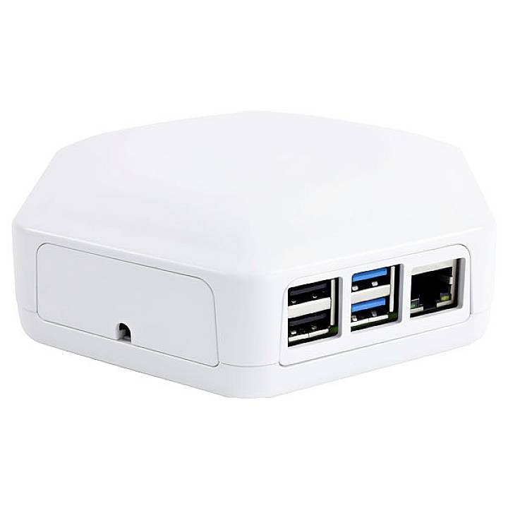 Camdenboss CBHEX1-PI4-WH SBC-Gehäuse Passend für (Entwicklungskits): Raspberry Pi Weiß